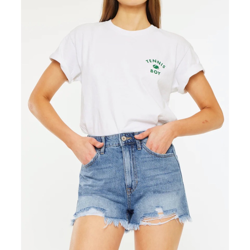 Kancan Cut Off Jean Shorts